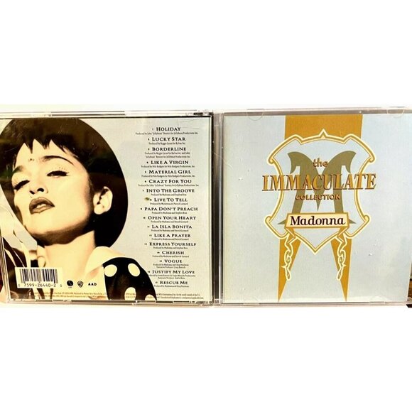 CD Madonna Music Lot of 3 MDNA, Bedtime Stories & The Immaculate Collection - Picture 11 of 16